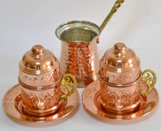 item description traditional coffee set 100 % handcrafted copper hand