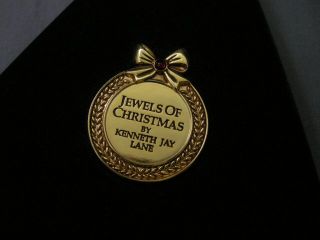  Lane RARE Jewels of Christmas 6 Pin Set with Collectors Case