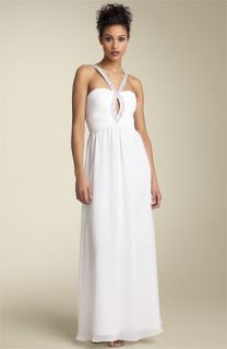 Sean Collection Keyhole Silk Gown