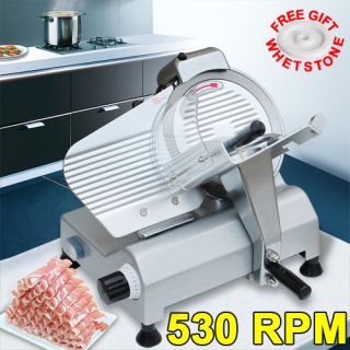 Commercial 10 Blade Electric Meat Slicer 240W 530rpm Deli Food Cheese