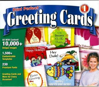 Brand New Computer PC Software Program Print Perfect Greeting Cards