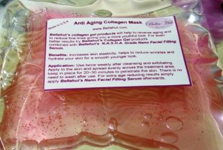 collagen face mask contains hyaluronic acid caviar
