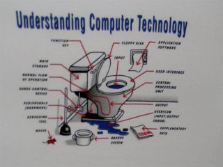 Understanding Computer Technology Fun Bathroom Toilet Comparison T