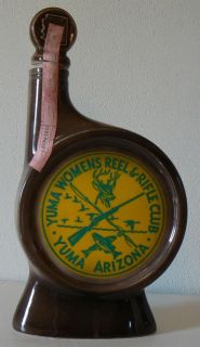 Collectible Jim Beam Whiskey Bottle Arizona Grand Canyon Womens Rifle
