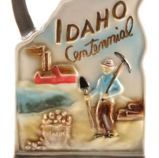 Vintage 1963 Jim Beam Idaho Centennial Decanter Bottle