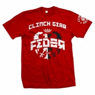 Clinch Gear Mens T Shirt Red Fedor Double Eagle Tee M 1 Global SF MMA