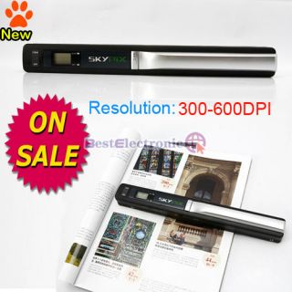  Handheld A4 Resolution 300x600 Dpi Portable Color Scanner Fast ship