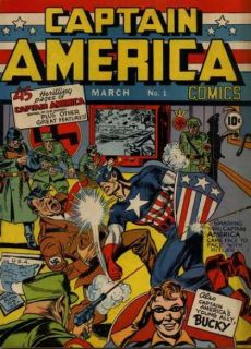 Captain America 1940s Heater Shield w Blue Strips Le