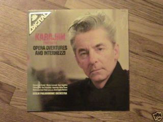 Karajan Conducts Opera Overtures LP Intermezzi DS 37810