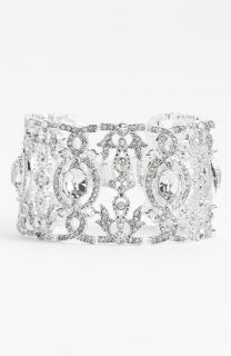 Nina Angelica Wide Crystal Line Bracelet