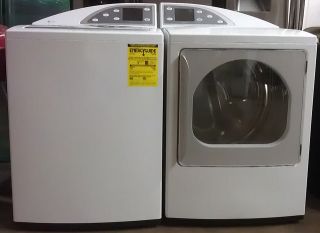  WPGT9360E Top Load Washer DPGT750GCWW Gas Dryer Set White