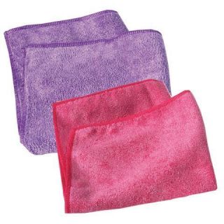 Cloth General Purpose Cloths 2 for The Price of 1 Pink Purple re Use