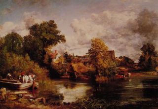 John Constable Oil Painting repro The White Horse