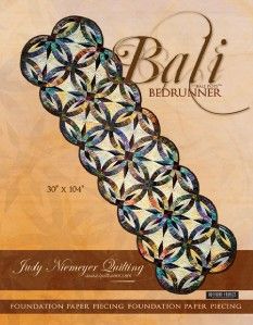 Pattern Bali Bed Runner by Judy Niemeyer Quilting