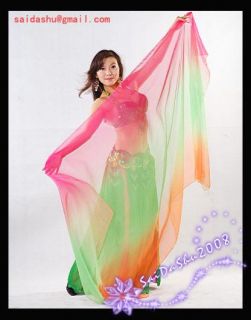 this is a very unique grandient colored belly dance veil very light