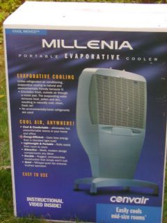 Convair Millenia Portable Evaporative Cooler Model 1000