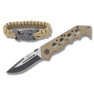 Colt® Tactical Knife and Paracord Bracelet Combo
