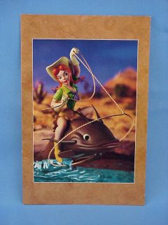  PECOS BILL AND SLUE FOOT SUE Post Cards 5 1/2 X 8 1/2 Inches Ex