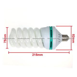 E27 Energy Saving CFL Daylight Photo Video Studio Lamp Bulb 220V~240V