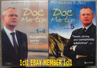  Series 1 + 2 + 3 + 4 + 5 FREE SHIP 11 Dvd Set 1 5 Martin Clunes PBS