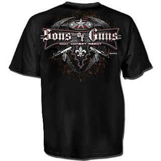  Sons of Guns 100% Combat Ready   Reality TV Show Graphic Large T Shirt