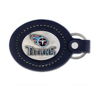 NFL Tennessee Titans Leather Key Ring —