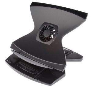 360 Degree Adjustable Height Laptop Computer Stand with Fan — 