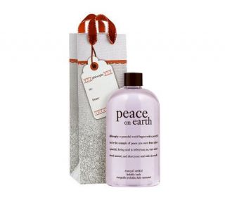 philosophy peace on earth bubble bath, 16 oz —