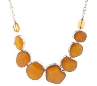 As Is Joan Rivers Desert Shades Faceted Bead Necklace/Ext —
