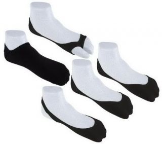 As Is Legacy Legwear 5 Pair Pack of Shoe Solutions Liners   A233017