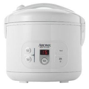  ARC 996 12 Cup (Cooked) Digital Rice Cooker and Food Steamer White NEW