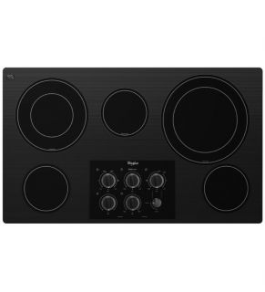 Whirlpool Gold 36 Electric Ceramic Glass Cooktop Black G7CE3635XB