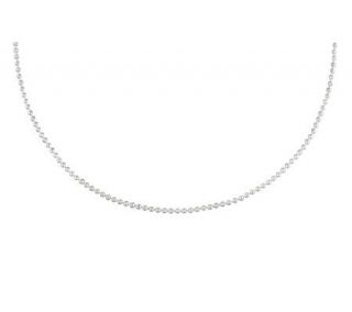 UltraFine Silver 18 Diamond Cut Bead Chain, 5.7g —