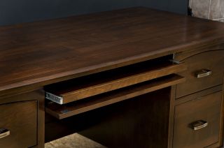 Amish Computer Desk Hutch Topper Solid Wood Home Office Furniture File