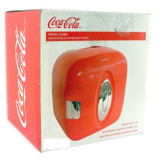 Coca Cola FRIGO Cube Red Retro Style Mini Fridge KWCXJ6