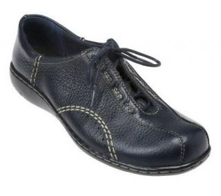 Clarks Bendables Viola Tumbled Leather Lace up Shoes   A85021