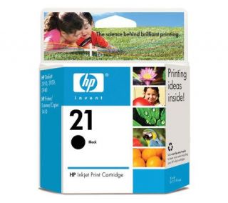 HP 21 Black Inkjet Print Cartridge —