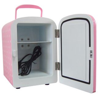 Compact Mini Refrigerator Small Dorm Fridge Car Cooler Warmer Portable