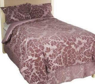 Isaac Mizrahi Live 4 PC Cal. King Damask Jacquard Comforter Set
