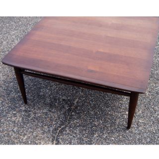 vintage mid century modern coffee table wood coffee table with raised