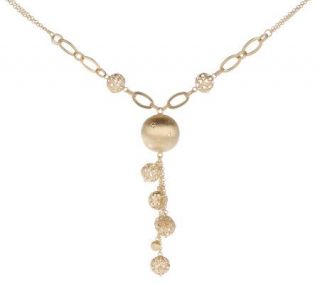 Arte dOro 22 Open Bead Y Design Necklace, 18K Gold 30.0g —