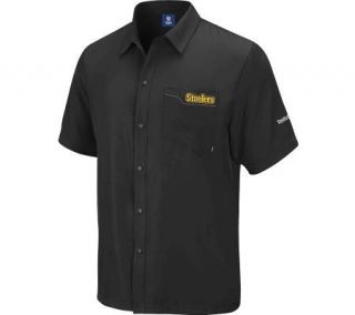 NFL Pitts. Steelers Sideline Short Sleeved Button Down Shirt