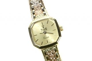Vicence 7 Tri color Villa Bracelet Watch, 14K Gold —