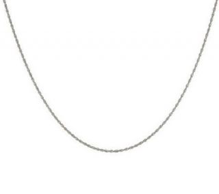 24 Solid Polished Rope Chain Necklace 14K Gold —