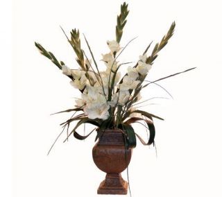 36 Gladiolus in Vase by Valerie —