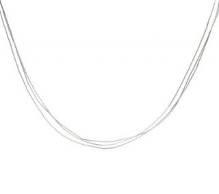 Southwestern Sterling 30 Liquid Silver Necklace —
