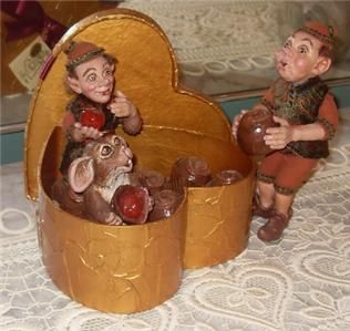 The Candy Thieves by Betsey Baker OOAK Artist Sculpture
