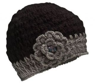 Nirvanna Designs Womens Crochet Flower Hat —
