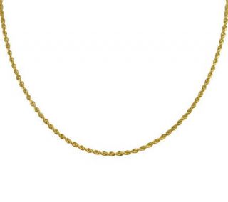 EternaGold 32 Solid Rope Chain Necklace, 14K Gold, 10.0g —