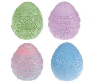 Set of 4 Easter Egg Luminaries by Valerie —
